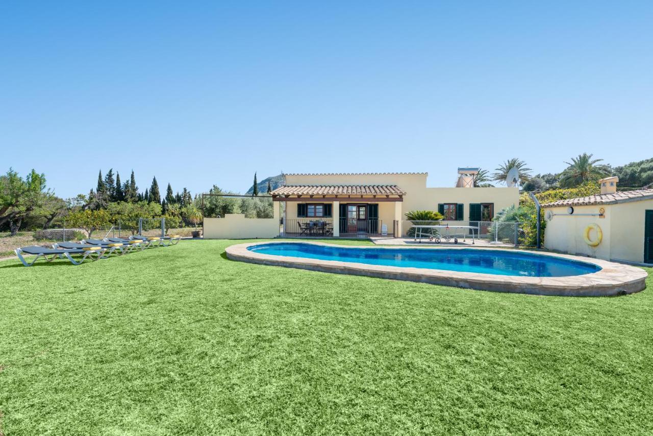 Pou D,ambroitx, Pool And Sea Views In Villa Alcúdia